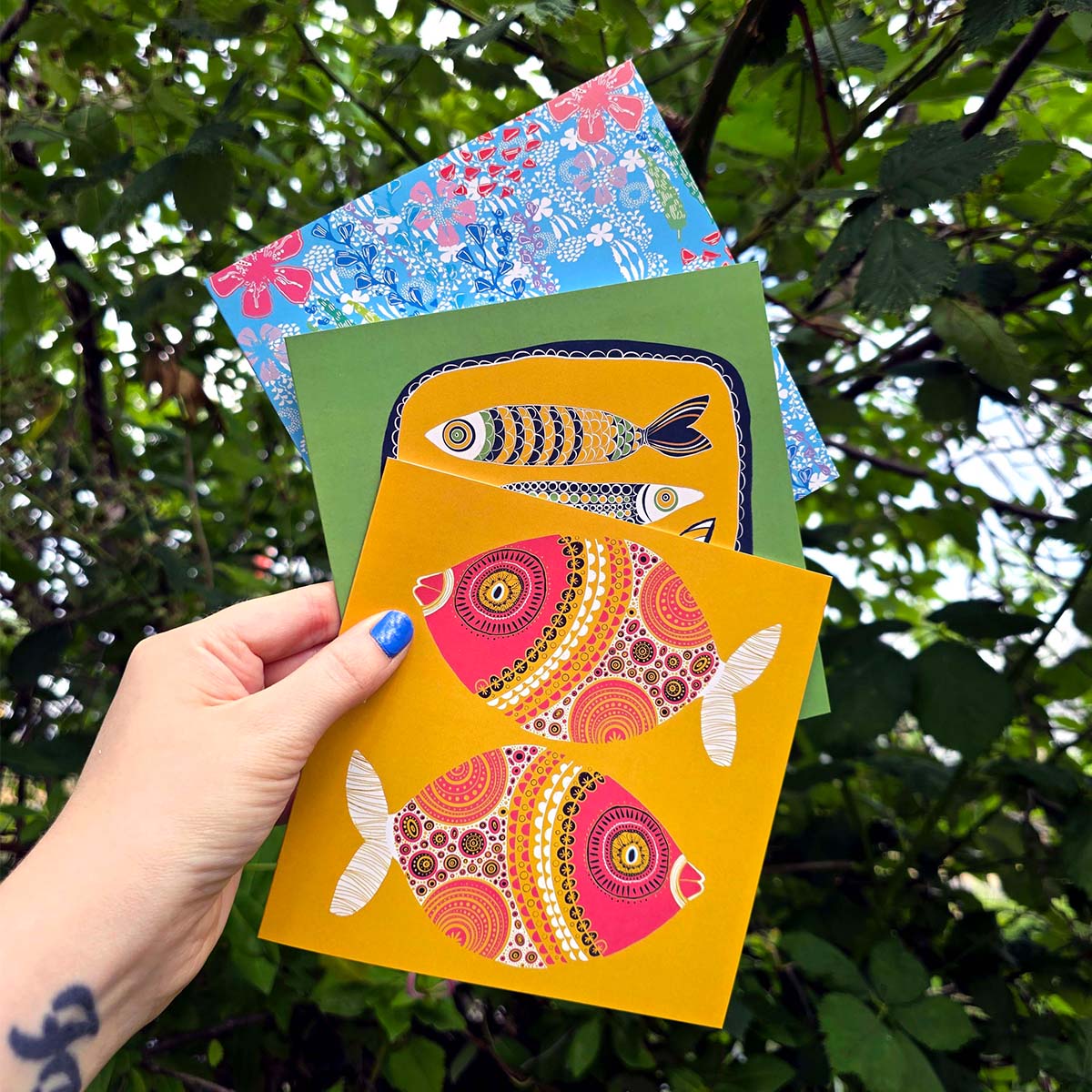 holographic foil greeting cards Dual Raised Greeting Card Printing | Raised Foil & Spot UV