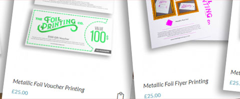 Image of Foil Printing Pricing