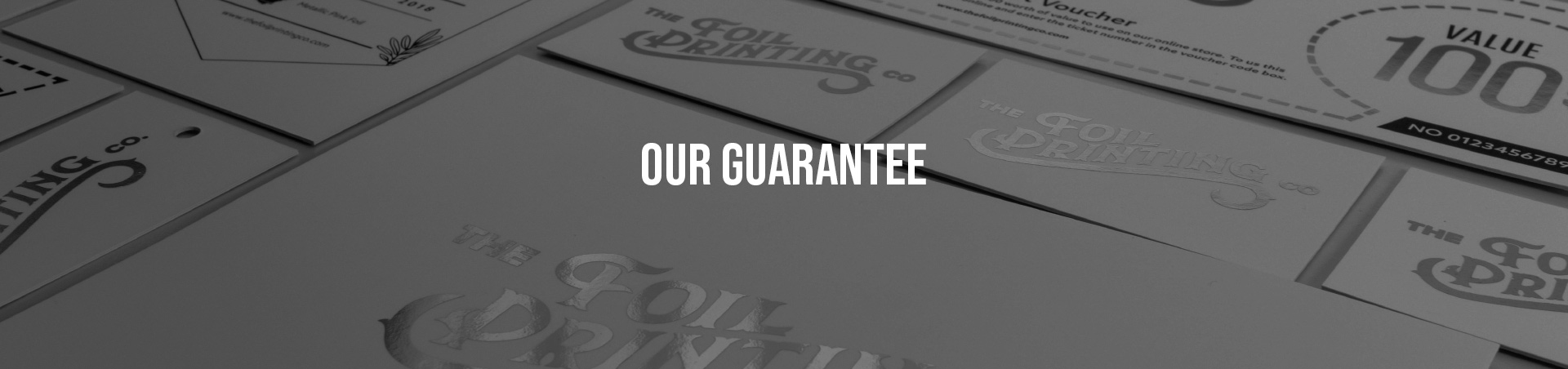 Our Guarantee Banner